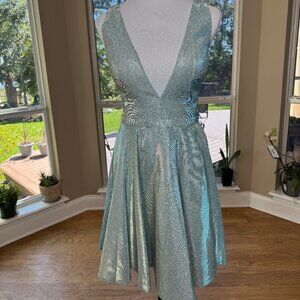 Turqoiuse sparkle dress